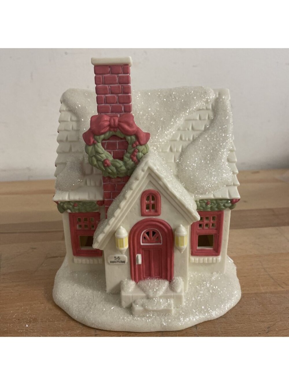 Department 56 Holly Lane House Simple Traditions 7" Ex Condition